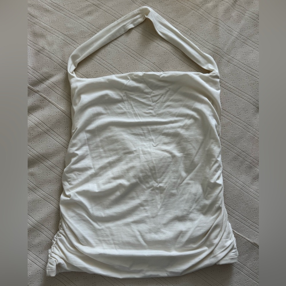 Abercrombie White Halter Top US M